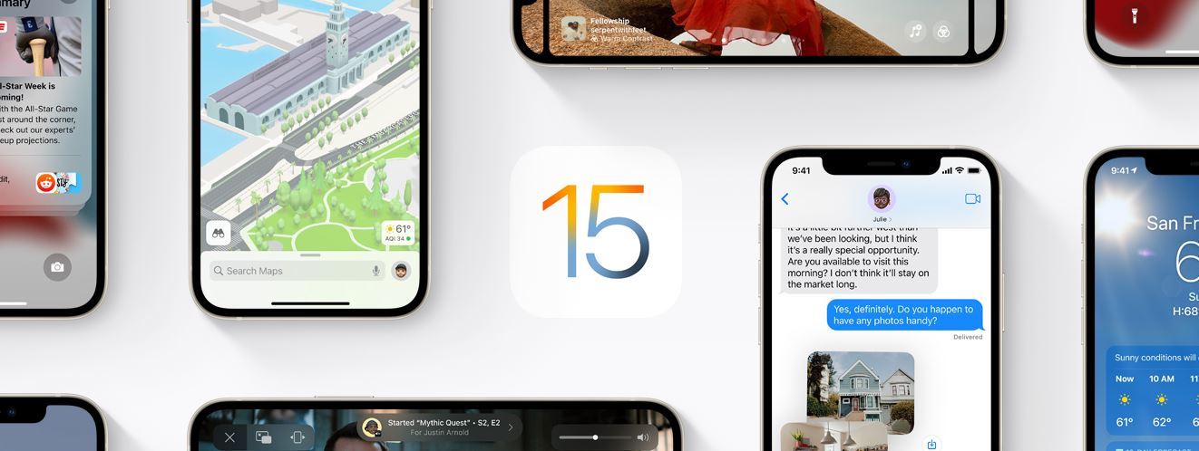 اپل از سیستم عامل iOS 15 با قابلیت‌های جدید رونمایی کرد