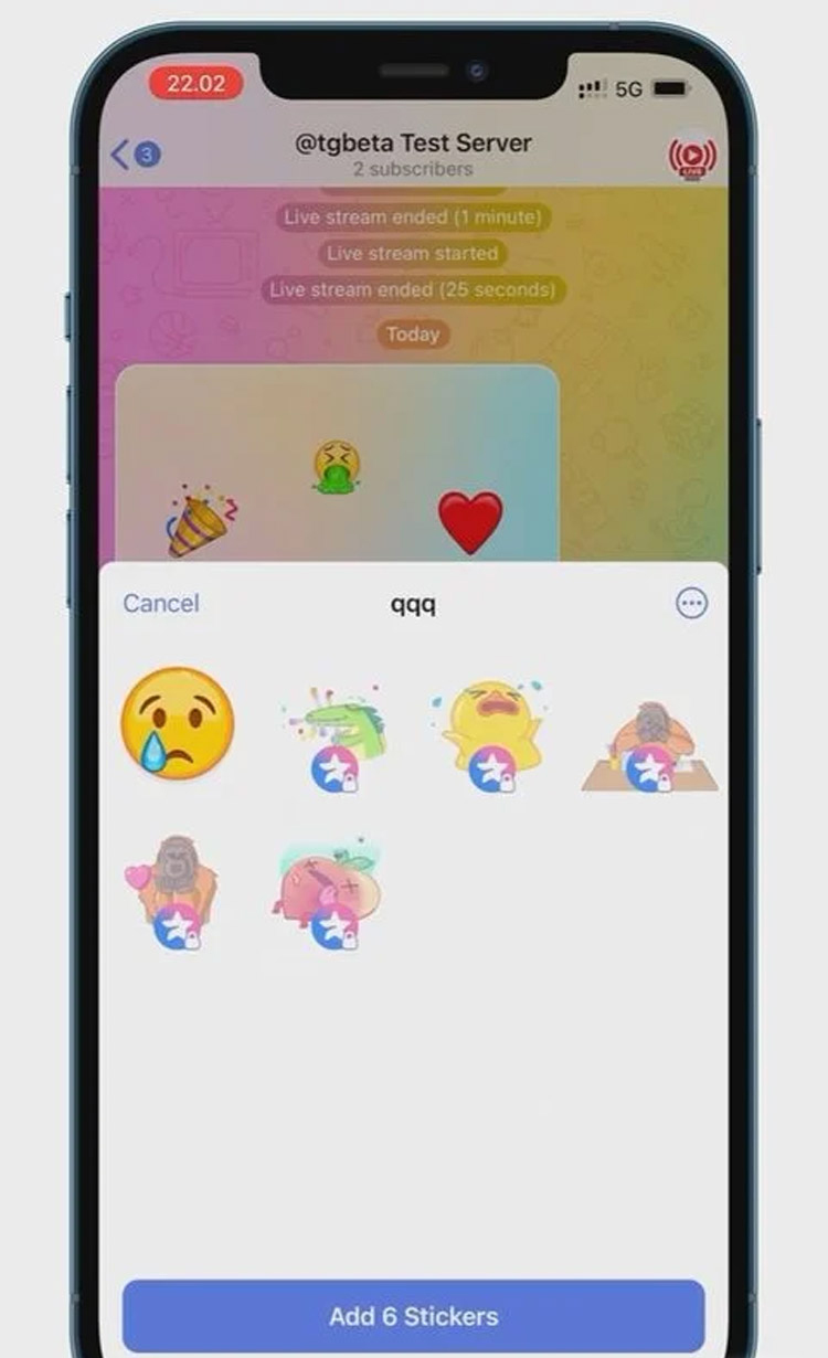 اشتراک تلگرام پریمیوم با ایموجیها و استیکرهای پولی در راه است اشتراک تلگرام پریمیوم با ایموجیها و استیکرهای پولی