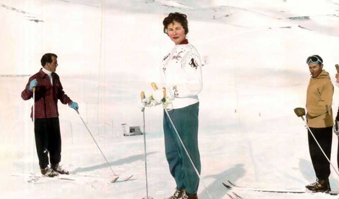 تونل زمان:‌ عکس خاص و زیبای ملکه ثریا در پیست اسکی؛ 72 سال پیش
