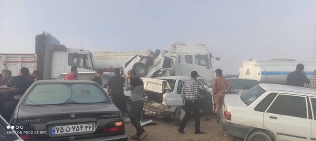تصادف بهبهان ایربگ خودروهای ایرانی نمایشی است