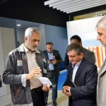 بازدید رئیس سازمان منطقه آزاد اروند از کارخانه فناپ تک
