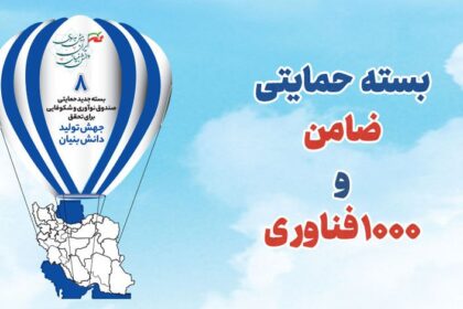 فراخوان دو بسته حمایتی «ضامن» و «۱۰۰۰ فناور» توسط صندوق نوآوری و شکوفایی منتشر شد