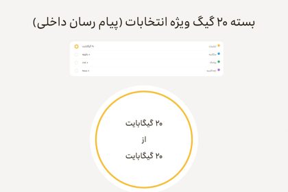فعال‌سازی بسته اینترنت رایگان ایرانسل ویژه انتخابات